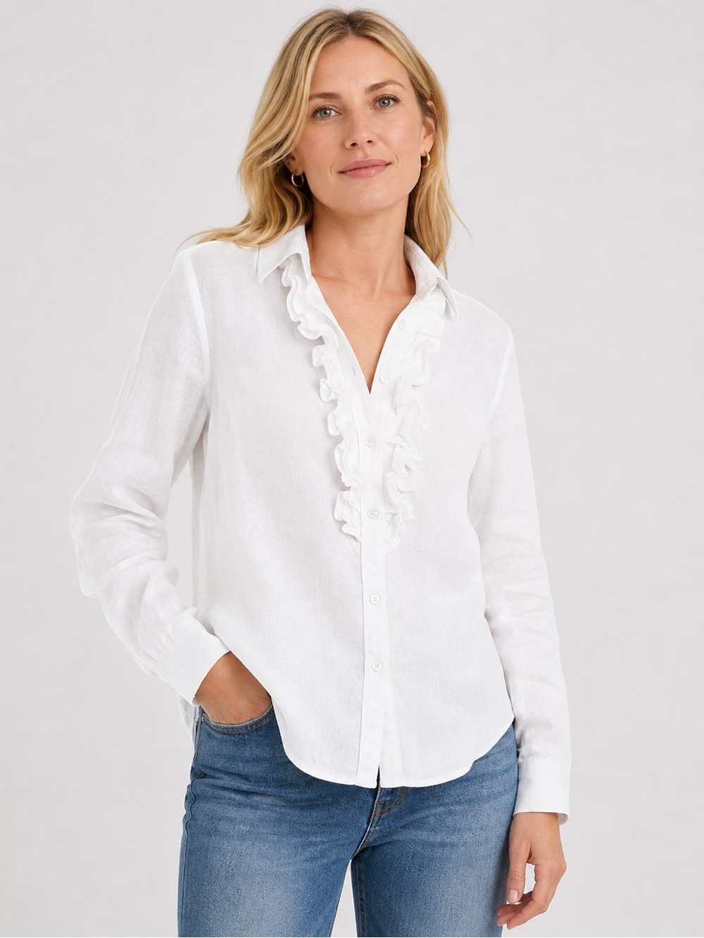 American Living shirt 100% linen size L